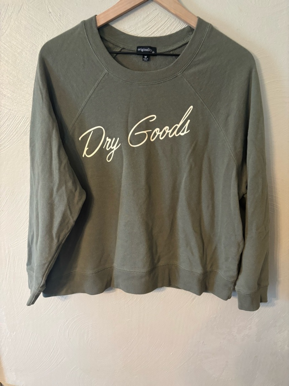 Originality Dry Goods Crewneck Sweater - Olive Green